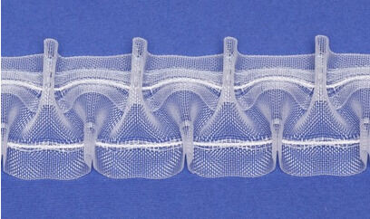 Smokfaltenband AIDA Verhältnis 1:2.5 Transparent - VPE 5 m